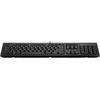 HP 125 G2 Klaviatūra su USB jungtimi su laidu, Sanitizable, Copilot Key - Juodas - ESTONIAN