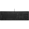 HP 125 G2 Klaviatūra su USB jungtimi su laidu, Sanitizable, Copilot Key - Juodas - US ENG