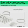 HP 225 G2 USB su laidu Pelė Klaviatūra Combo, Copilot Key - Cashmere Baltas - ESTONIAN