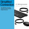 Hewlett Packard (HP) HP 320MK USB su laidu Pelė Klaviatūra Combo - Juodas - US/RUS