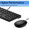 HP 320MK USB su laidu Pelė Klaviatūra Combo, spill resistant – Juodas - EST