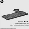 HP 405 su pašvietimu USB-C su laidu 24/7 Klaviatūra, Spill Resistant, Sanitizable, Programmable, Adjustable Tilt and LED brightness - Juodas - US ENG