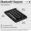 HP 435 programuojama belaidė Bluetooth klaviatūra su keičiamais klaviatūros dangteliais - Juodas