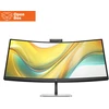 HP 534pm Series 5 Pro WQHD USB-C Curved Conferencing Monitorius - OPENBOX - 34" 3440x1440 WQHD 400-nit AG, VA, USB-C(100W/15W)/HDMI/DisplayPort, 3x USB-A, speakers, 5MP webcam, RJ-45 LAN, height adjustable/tilt/swivel, 3 metai (replaces E34m)