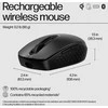 HP 695 Wireless Bluetooth Pelė – belaidis Qi-įkrovimas, programuojamas, 4 krypčių slinkimas – Juodas