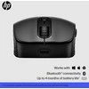 HP 695 Wireless Bluetooth Pelė – belaidis Qi-įkrovimas, programuojamas, 4 krypčių slinkimas – Juodas