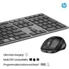 Hewlett Packard (HP) HP 725 Multi-Device Rechargeable Belaidė klaviatūra ir pelė Combo EURO