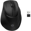 Hewlett Packard (HP) HP 725M Super Capacitor Ergonomic Tilt Wireless Bluetooth Pelė - Programmable, Multi-Surface, Multi-Device, Dual-Mode, Ultra-Fast Rechargeable, Semi-vertical tilt, Comfort Silicone - Juodas