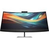 Hewlett Packard (HP) HP 740pm Series 7 Pro 5K Curved Conferencing Monitorius – 39,7 colio 5120 x 2160 WUHD 300 nitų 60 Hz AG, lenktas, IPS, 2 x USB-C (100 W)/HDMI/DisplayPort, 4 x USB-A, žiniatinklio kamera, R13-5 MP4 , reguliuojamo aukščio / pakreipimo / pasukimo, 3 metai (pakeičia Z40c G3)