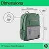 Hewlett Packard (HP) HP Campus 15.6 Backpack - 17 Liter Capacity - Žalias, Light Pilkas