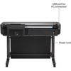 HP DesignJet T650 Spausdintuvas/Plotter 2025 edition - 24" Roll/A4,A3,A2,A1 Color Ink, Print, Auto Sheet Feeder, Auto Horizontal Cutter, LAN, WiFi, 26 sec/A1 page, 81 A1 prints/hour, with Stand, 2 metai
