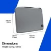 HP Protective 15-16inch Nešiojamas kompiuteris Sleeve - Meteor Sidabrinis