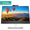 Hewlett Packard (HP) RENEW Sidabrinis HP E24m G4 FHD Conferencing Monitorius - 23.8" 1920x1080 FHD 300-nit 75Hz AG, IPS, USB-C(65W)/HDMI/DisplayPort Daisy-Chain, 4x USB-A, speakers, 5MP webcam, RJ-45 LAN, height adjustable/tilt/swivel/pivot, 1 metai (Atnaujinta)