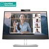 Hewlett Packard (HP) RENEW Sidabrinis HP E24mv G4 FHD Conferencing Monitorius - 23.8" 1920x1080 FHD 250-nit 60Hz AG, IPS, HDMI/VGA/DisplayPort, 4x USB-A, speakers, 5MP webcam, height adjustable/tilt/swivel/pivot, 1 metai (Atnaujinta)