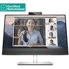 Hewlett Packard (HP) RENEW Sidabrinis HP E24mv G4 FHD Conferencing Monitorius - 23.8" 1920x1080 FHD 250-nit 60Hz AG, IPS, HDMI/VGA/DisplayPort, 4x USB-A, speakers, 5MP webcam, height adjustable/tilt/swivel/pivot, 1 metai (Atnaujinta)