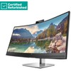 Hewlett Packard (HP) RENEW Sidabrinis HP E34m G4 Curved Conferencing Monitorius - 34" 3440x1440 WQHD 400-nit 75Hz AG, Curved, VA, USB-C(65W)/HDMI/DisplayPort, 4x USB-A, speakers, 5MP webcam, RJ-45 LAN, height adjustable/tilt/swivel, 1 metai (Atnaujinta)