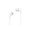 Į ausį įdedamos laidinės ausinės Philips TAE1105, Baltos