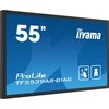 Monitorius iiyama 54,6", 139 cm, IPS LED, 3840 x 2160, 16:9, 5000:1, 8 ms, 40 kontaktinių taškų, HDMI x 2, DP x1, RJ-45