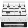 Viryklė INDESIT Cooker | I6G5KCW | Hob type Gas | Oven type Electric | Baltas | Plotis 60 cm | Grilling | Gylis 60 cm | 72 L