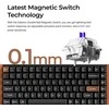 Keychron K2 HE SE - US išdėstymas - Gateron Magnetic Nebula - Carbon Juodas Belaidė klaviatūra