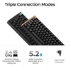 Keychron K8 HE Wireless (K8H-F1) – US išdėstymas – Gateron Magnetic Nebula – Carbon Juodas (Juoda) Magnetinė Belaidė Žaidimų Klaviatūra