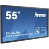Laikiklis iiyama TH5565MIS-B1AG 55" LCD 1920x1080, 20TP IR Touch, Full Metal Housing, VGA, 3xHDMI, USB Interface, 450 cd/m2, Juodas