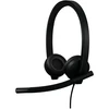 Logitech H570e Stereo MS Teams Ausinės su laidu USB-C, Juodas