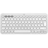 Belaidė klaviatūra Logitech PEBBLE KEYS 2 K380S, Baltos spalvos, Išdėstymas: US tarptautinis (Qwerty)