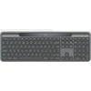 Logitech Signature Slim Solar+ K980 verslui Belaidė klaviatūra, RF+Bluetooth, US Int, Graphite