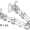 Neomounts „NewStar“ plokščiaekranis stalo laikiklis (spaustukas), 10-30“, c:Juodas