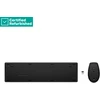 Hewlett Packard (HP) RENEW GOLD HP 655 Wireless Pelė Klaviatūra Combo, spill resistant - Juodas - US ENG (Atnaujinta)