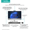 Hewlett Packard (HP) RENEW Sidabrinis HP Elite 870 G9 AIO All-In-One 27 - i7-14700, 16GB, 1TB SSD, 27 FHD Non-Touch AG, USB Mouse, Win 11 Pro, 1 metai (Atnaujinta)