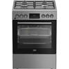 Viryklė BEKO Cooker FBMA62330TXDSN, Plotis 60 cm, A, Gas/Electric, LED screen