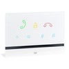 2N Telecommunications Indoor Talk - Wired - Baltas - Tempered glass - Wall - Mygtukai - 185 mm