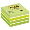 3M Lipnūs lapeliai Post-it Akvarelė kubas, 76 x 76 mm, 450 lapelių, įvairios spalvos