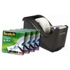 3M Tape Scotch® Magic™ 19 mm x 33 m 4 liniuotė + 1 tipo C60 dozatorius