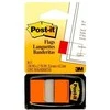 3M Lipnūs žymekliai POST-IT, 25,4 x 43,2 mm, 50 lapelių, oranžinė