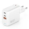 4Smarts įkroviklis GaN Flex 65W 2 USB-C+1 USB-A baltas