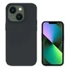 Dėklas 4smarts skystas silicis. C Cupertino iPhone 14, juodas