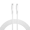 4smarts Lightning–USB-C MFI kabelis 30W 1.5m baltas