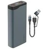 4Smarts Išorinė baterija VoltHub Pro 10000mAh 22.5W su Quick Charge, PD, gunmetal spalvos *Select Edition*