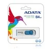 Ištraukiamas atmintukas Adata C008 64GB Baltas/Mėlynas