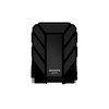 Kietasis diskas ADATA HD710P | 1000 GB | 2,5 " | USB 3.1 (atgalinis suderinamas su USB 2.0) | Juodas | 1.HD710 Pro atsparumo dulkėms ir vandeniui įvertinimai taikomi tik tada, kai USB prievado dangtelis yra tvirtai uždarytas. 2. Suderinamumas su konkrečiais pagrindiniais įrenginiais gali skirtis ir gali būti paveiktas sistemos 3. Norint prisijungti per USB 2.0, reikia prijungti du USB jungtys, kad būtų pakankamai maitinimo.