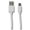 2GO Ladekabel für Micro-USB USB kabelis - Weiss - 100cm
