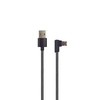 Kabelis USB 2GO USB-B - micro-B 1 m Juodas (797005)