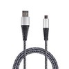2GO Ladekabel USB laidas – sidabrinis – 100cm, skirtas Micro-USB