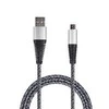 2GO Ladekabel USB laidas – sidabrinis – 100cm, skirtas Micro-USB