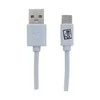 USB kabelis 2GO USB-A - USB-C 1 m Balta (795925)