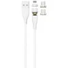 USB kabelis 2GO USB-A - USB-C + microB + Žaibas Baltas (797317)