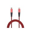 2GO USB laidas Datenkabel-raudona-100cm, skirtas Apple 8-Pin USB Type-C